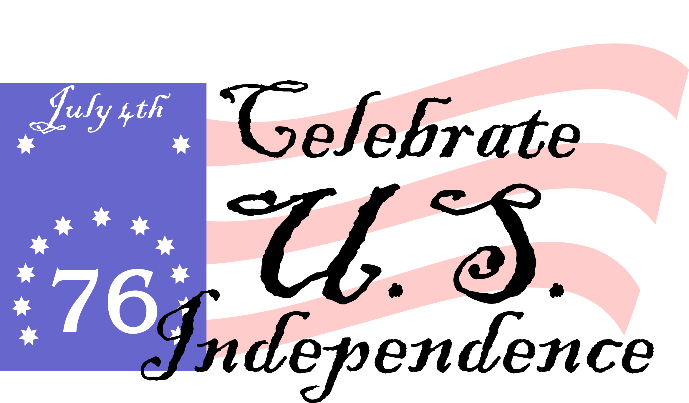 4th of July Graphic Headlines for Fliers Posters Invitations for ...