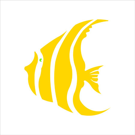 Tropical Fish Shape Template Stencil - Tropical - Wall Stencils ...