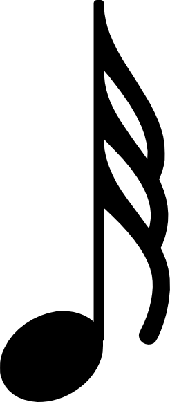 Single Music Notes Symbols - Free Clipart Images