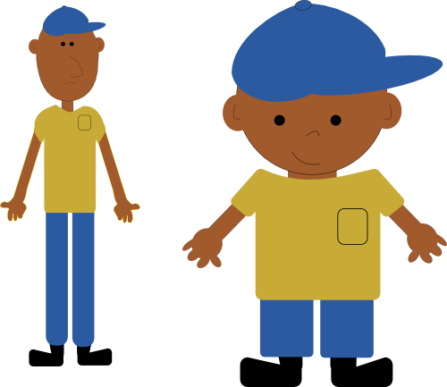 Human Cartoon Images