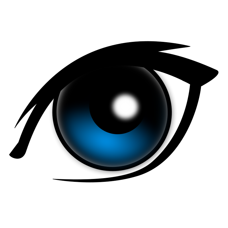 cartoon eye ball
