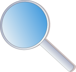 Magnifying Glass clip art - vector clip art online, royalty free ...