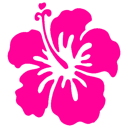 Tropical Flower Clipart, Hawaiian, Daisy, Flower Border, Of ...