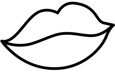 Lips Coloring Pages