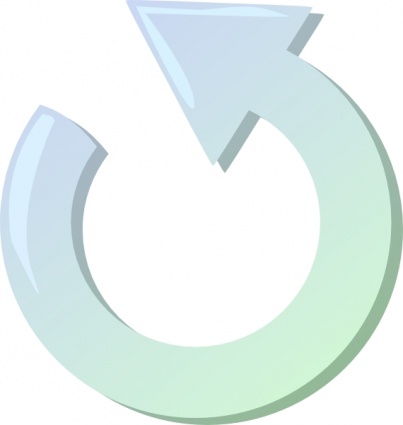Round Arrow clip art vector, free vector graphics