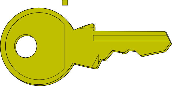 Key For The Lock Clip Art - vector clip art online ...