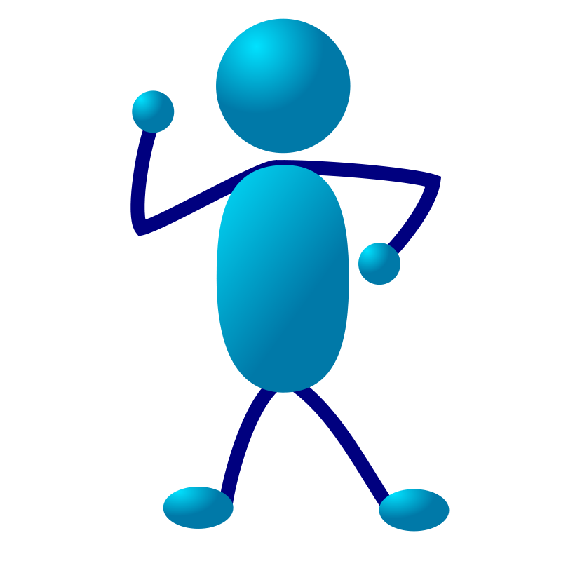 Clipart - Stickman