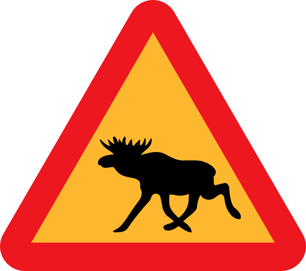 Road Sign 1 clip art - vector clip art online, royalty free ...