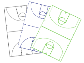 Basketball Court Diagrams and Templates - free printable