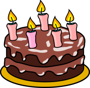 Birthday Cake For A Girl Clip Art - vector clip art ...