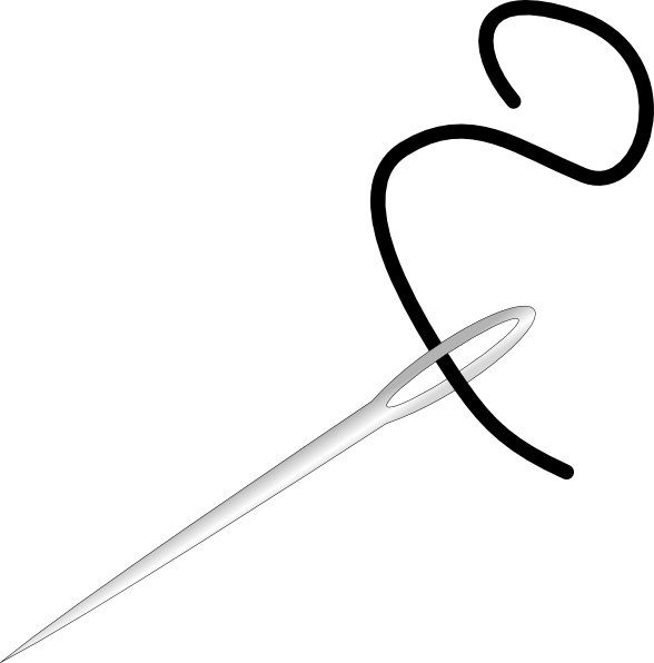 Needle And String clip art Free Vector