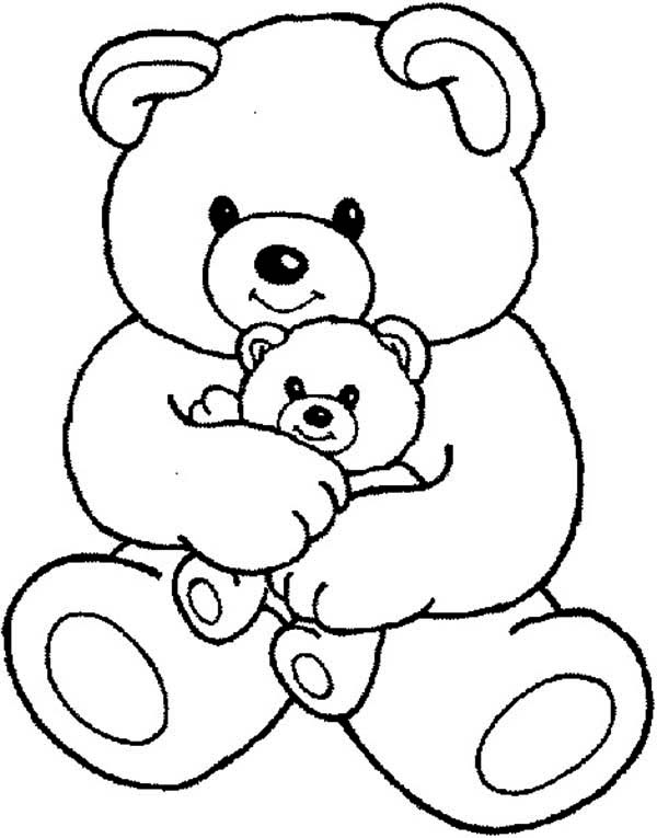 Teddy Bear Colouring Pages - ClipArt Best