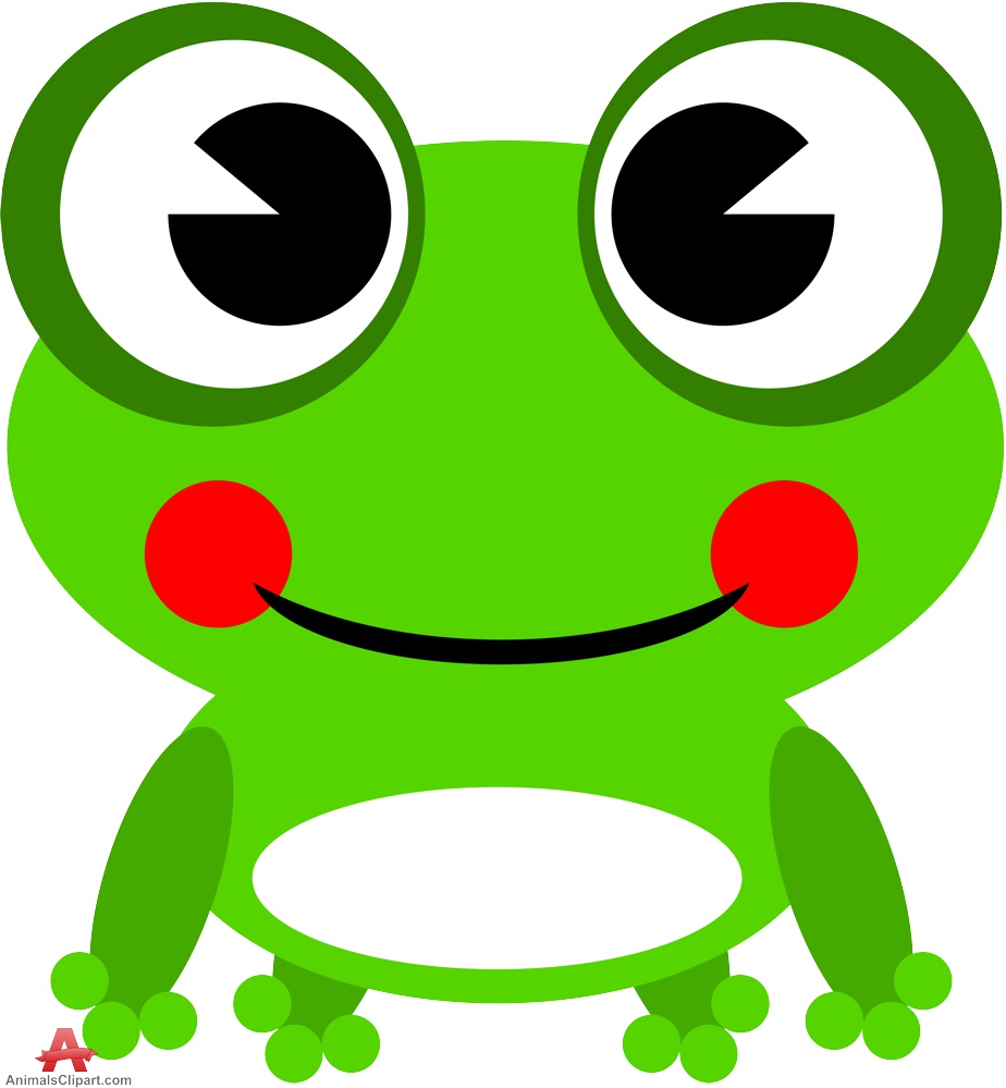 Green Frog Cartoon | Free Clipart Design Download
