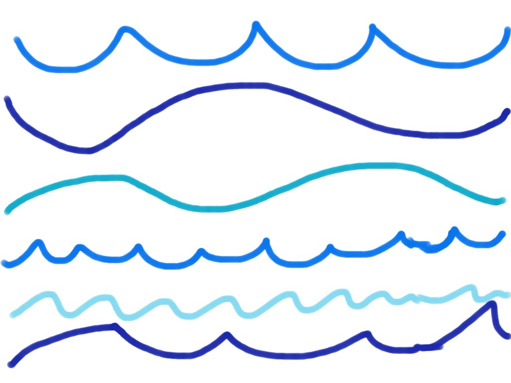 Water Wave Drawing - Drawing Art Library