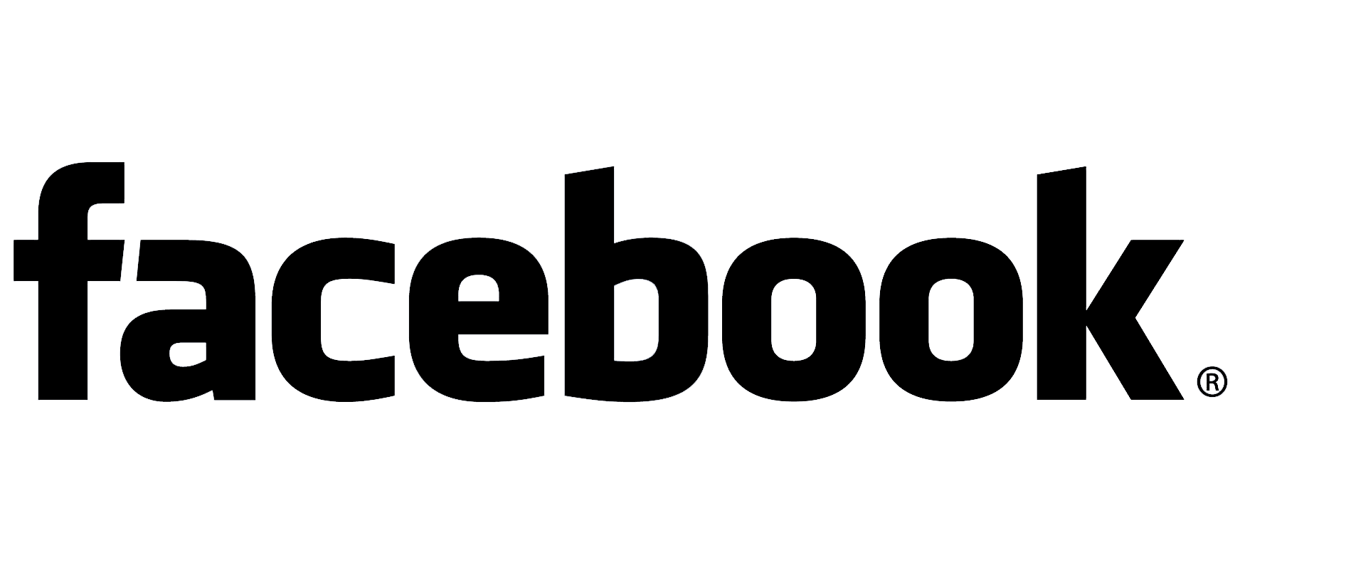 Facebook logo clipart white