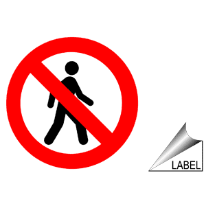 No Walking Symbol - ClipArt Best