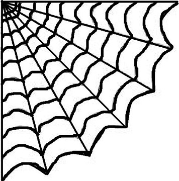 Clipart spider web pattern