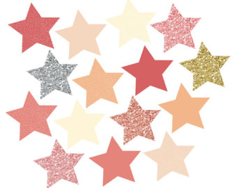 Silver Glitter Star Clipart - Free Clipart Images