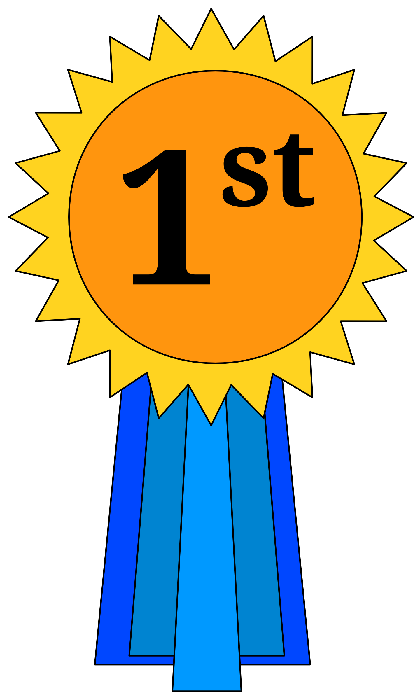 1st 2nd 3rd Place Clipart