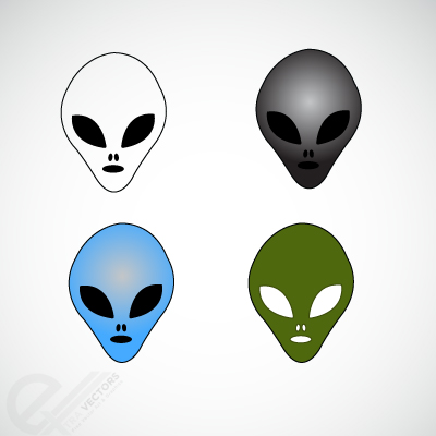 Free Alien vector faces, Cliparts - Clipart.me