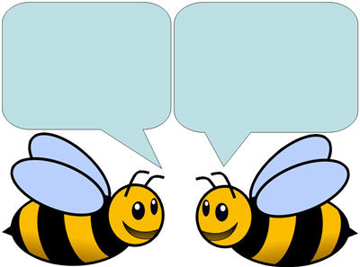 Bee hives clipart