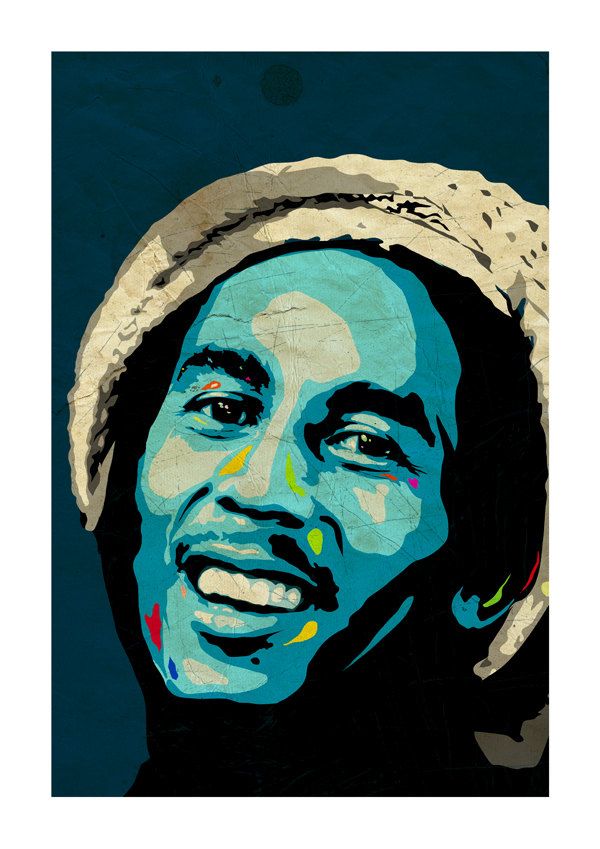 Bob Marley Art | Bob Marley, Bob ...