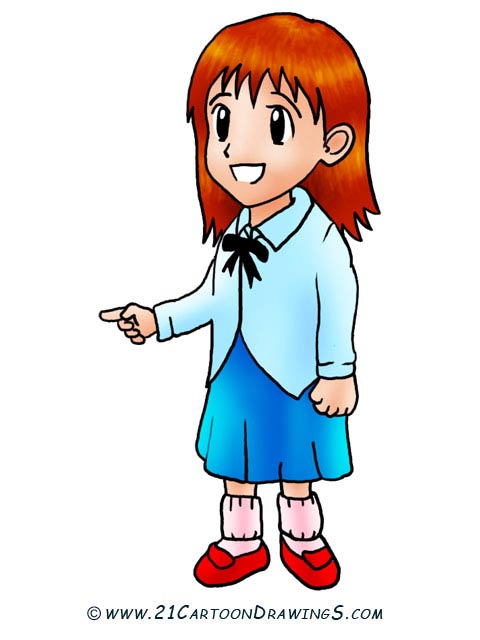 Cartoon Girl Clipart