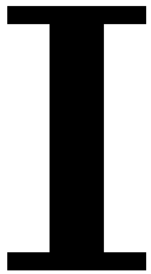 Letter I Clipart