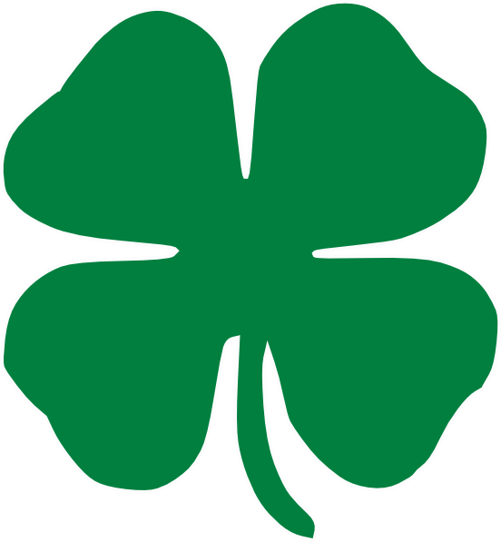 Four Leaf Clover Clipart - Tumundografico