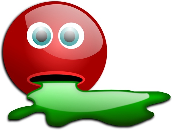 Sick Smiley Free vector in Open office drawing svg ( .svg ) vector ...