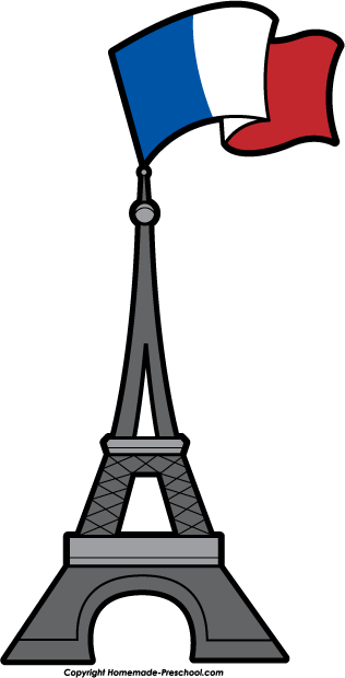 Eiffel Tower Cartoon Clipart