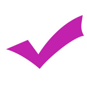 Cute check mark clipart