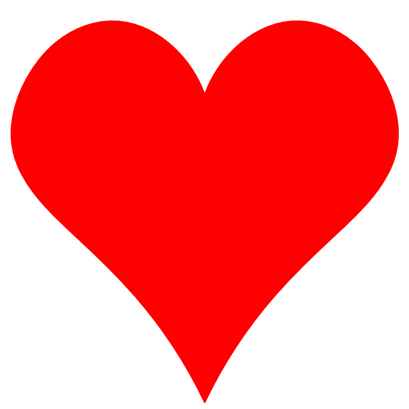 Clip Art Red Heart
