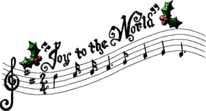 Christmas Music Notes Clipart