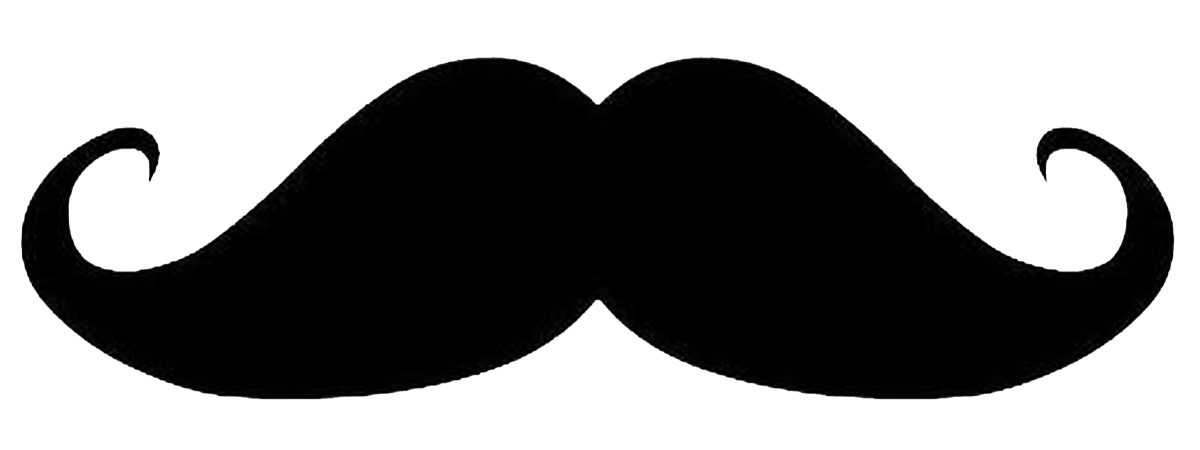 Cartoon mustache clipart