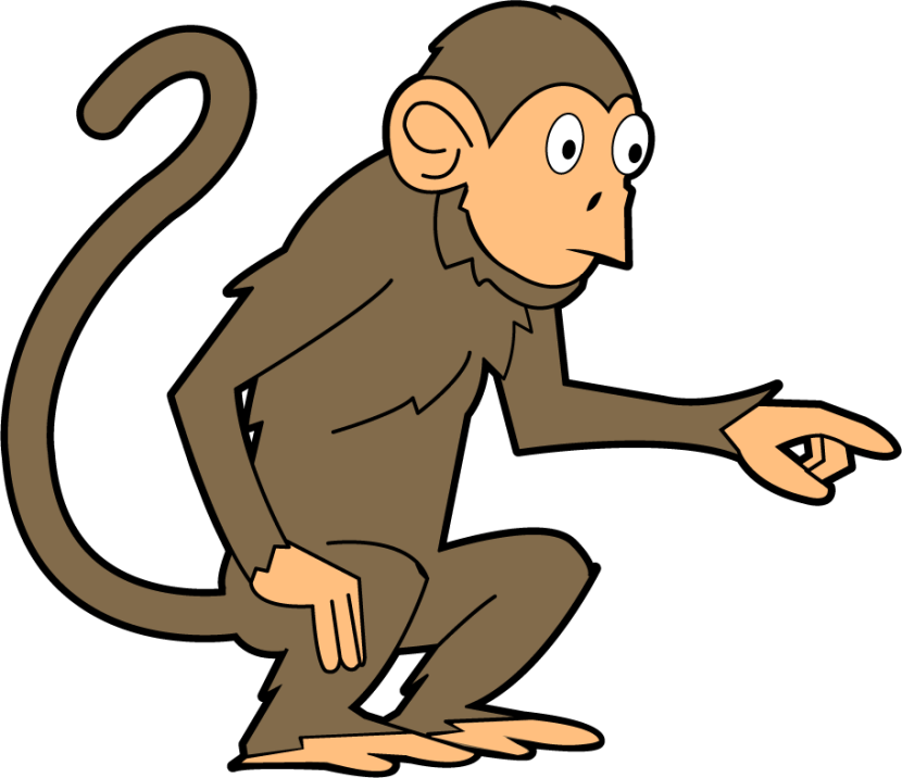 Monkey Clip Art - Tumundografico