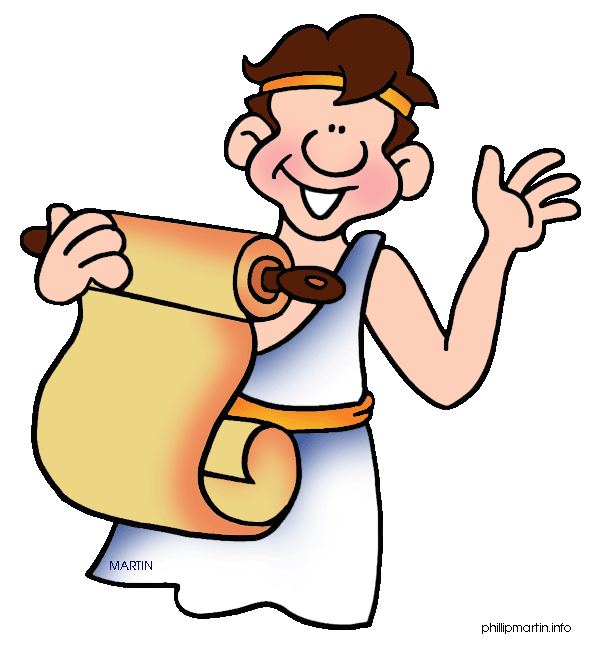 Ancient roman people clipart