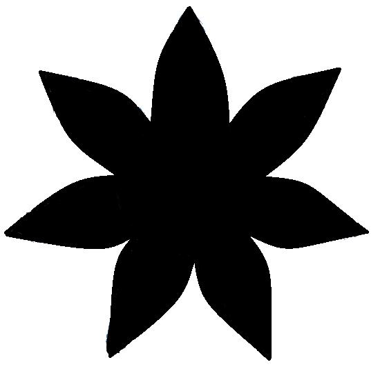 Best Photos of 7 Petal Flower Template Paper - Printable Flower ...