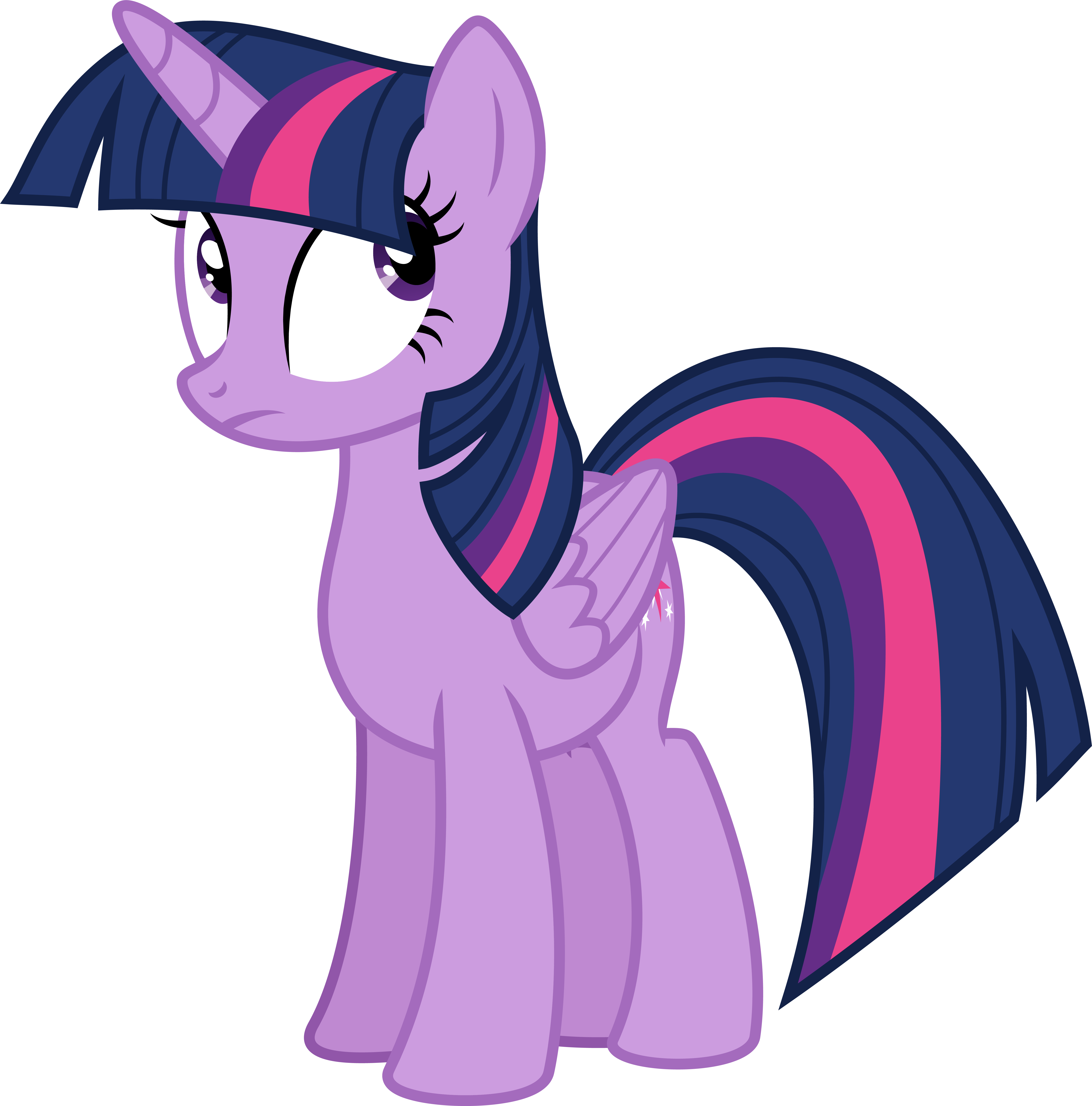 Main Six - Twilight Sparkle, winged on MLP-VectorClub - DeviantArt