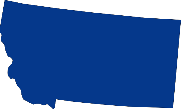 Clipart states outline montana
