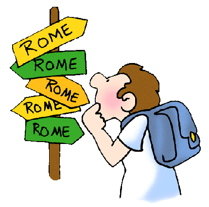 Clip art, Charts and Rome