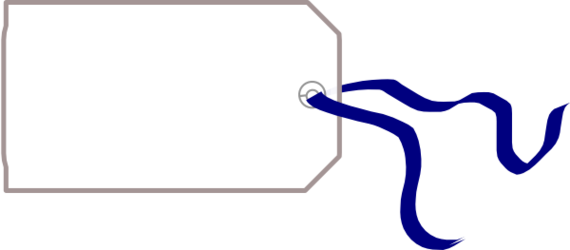 Luggage tag clipart