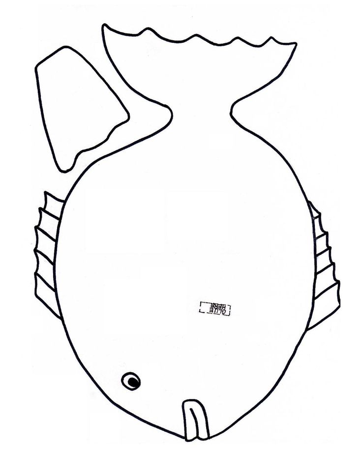 Rainbow Fish Template | The Rainbow ...