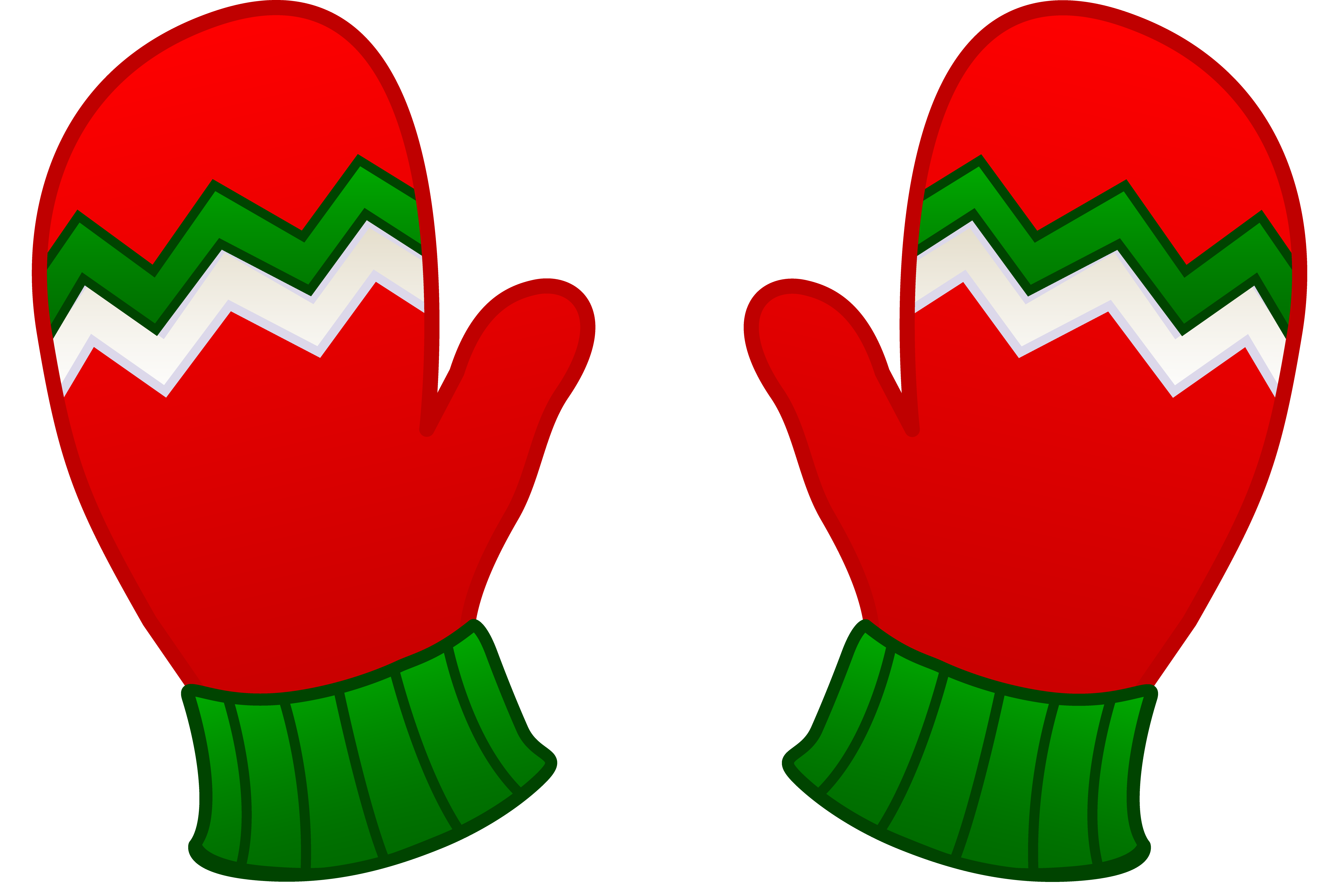 Red Mittens - ClipArt Best