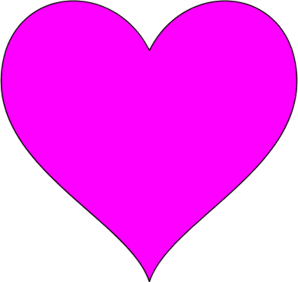 Heart Plain - vector Clip Art