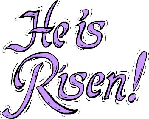 He Is Risen Clipart