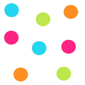 Polka Dot Number 3 Clipart