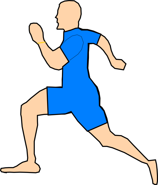 Man Running Clipart - Tumundografico