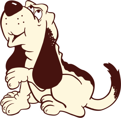 Lazy Dog Clip Art, Vector Images & Illustrations