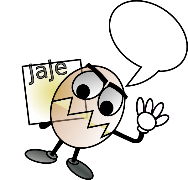 The Egg Guy clip art Free Vector